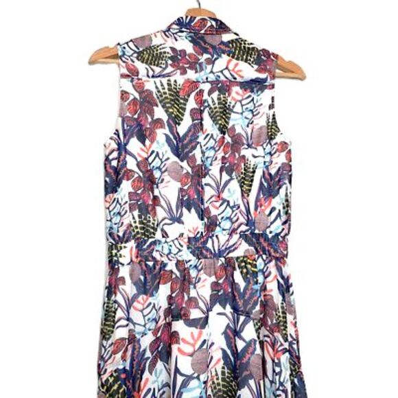 Grey Jason Wu Work + Sea Womens A Line Dress Multicolor Floral Lined 2 NWT - Picture 6 of 14